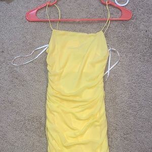 Hello molly BRAND NEW mini dress- yellow